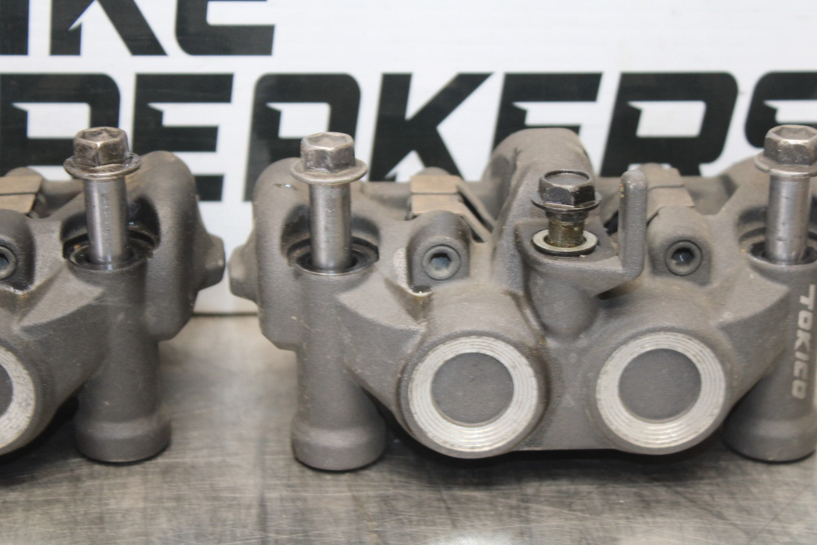 08 KAWASAKI NINJA ZX10R RIGHT LEFT FRONT BRAKE CALIPER SET PAIR CALIPERS BB201