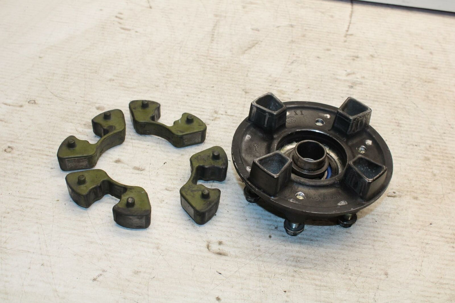 13-18 KAWASAKI NINJA ZX6R REAR HUB SHOCK DAMPERS CUSH ABSORBERS 92161-0342 BB304