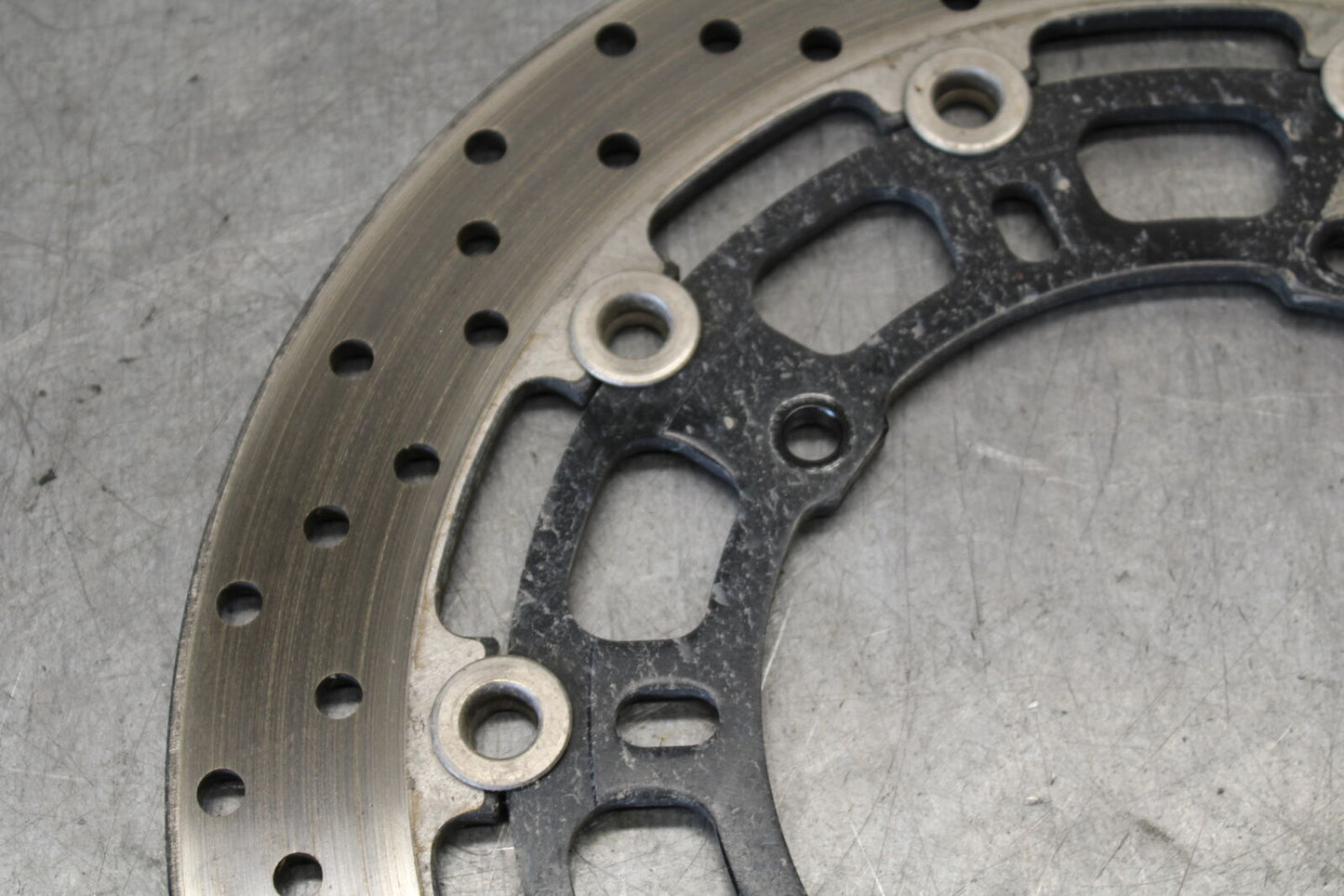 08-16 YAMAHA YZF R6 FRONT LEFT RIGHT BRAKE ROTORS DISCS 13S-2581T-00-00 BB665