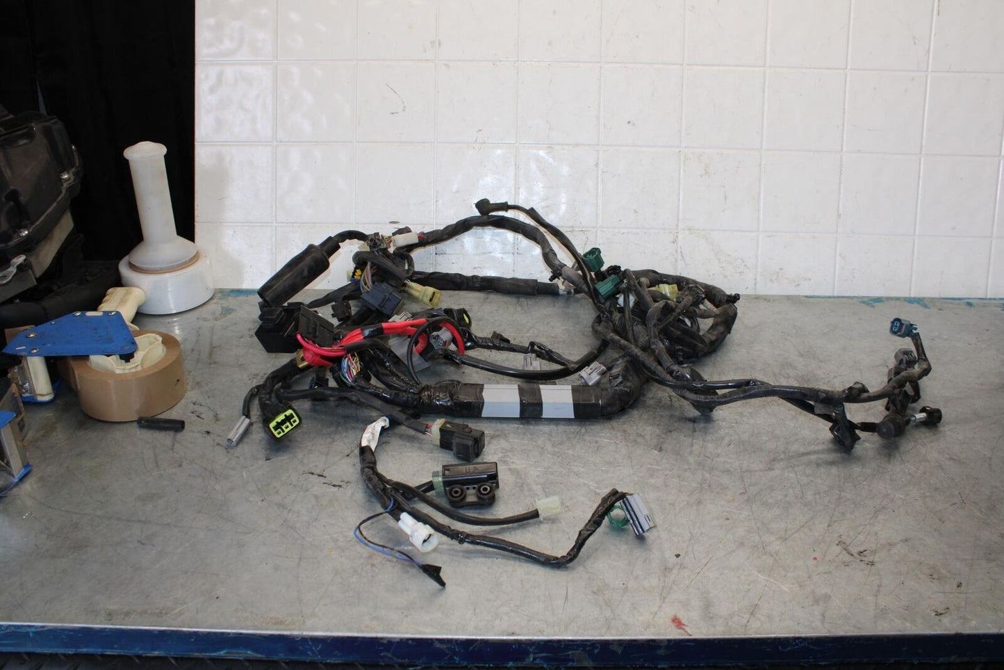 08-16 YAMAHA YZF R6 MAIN ENGINE WIRING HARNESS MOTOR WIRE LOOM BB431