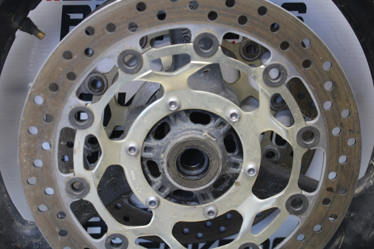 05-06 HONDA CBR600RR FRONT WHEEL FRONT RIM & ROTORS BB893