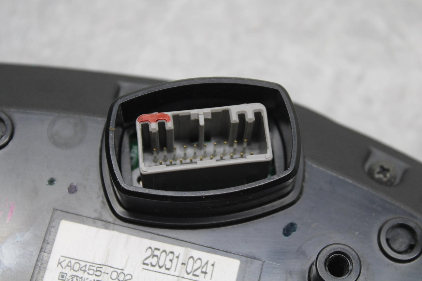 09-12 KAWASAKI NINJA ZX6R SPEEDO TACH GAUGES DISPLAY CLUSTER SPEEDOMETER BB640