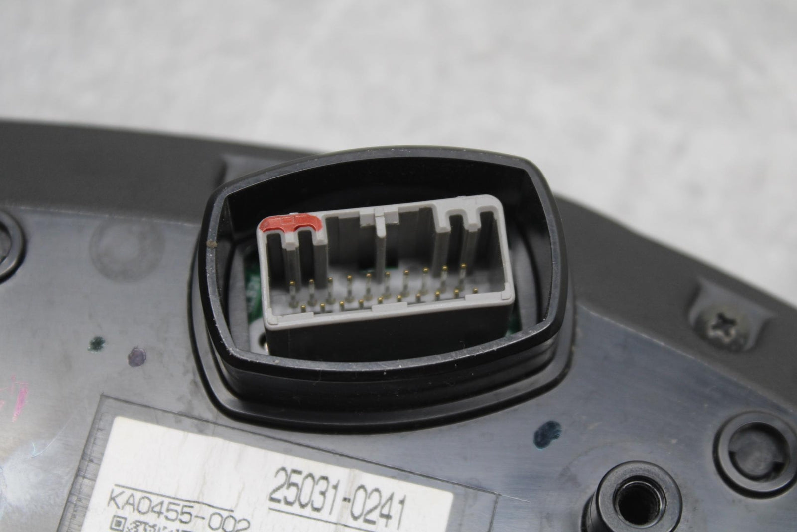 09-12 KAWASAKI NINJA ZX6R SPEEDO TACH GAUGES DISPLAY CLUSTER SPEEDOMETER BB640