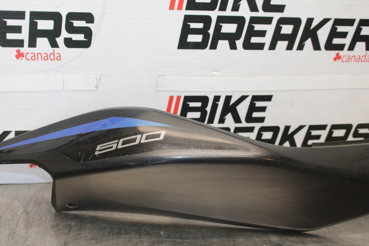 24-25 KAWASAKI NINJA 500 ABS RIGHT REAR BACK TAIL FAIRING COWL SHROUD BB899