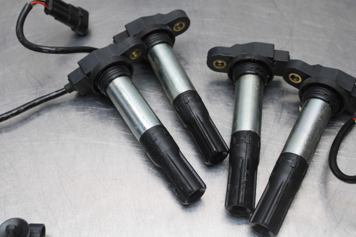 15 APRILIA RSV4 FACTORY APRC ABS IGNITION COILS COIL SPARK PLUG CAPS BB901