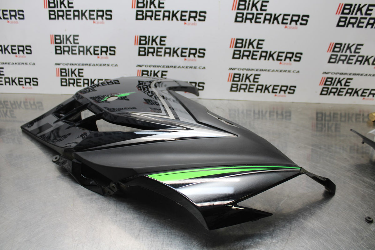 13-17 KAWASAKI NINJA 300 EX300 ABS LEFT MID UPPER SIDE FAIRING COWL BB187