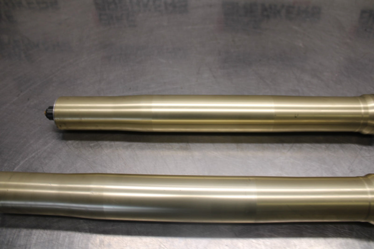 08-09 KAWASAKI NINJA ZX14R FRONT FORKS SHOCK SUSPENSION SET PAIR BB932