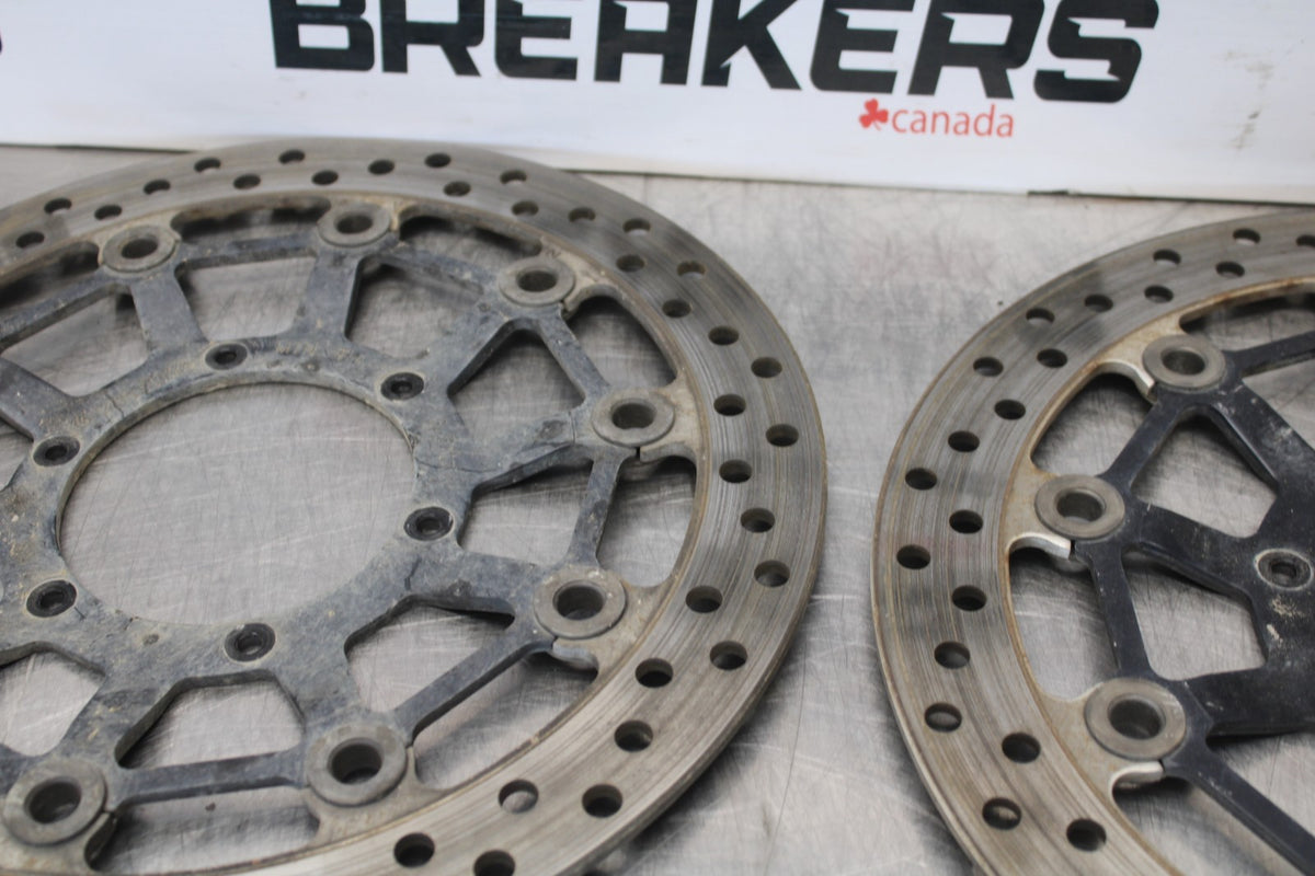 12 HONDA CB1000R FRONT LEFT RIGHT BRAKE ROTORS DISCS BB200