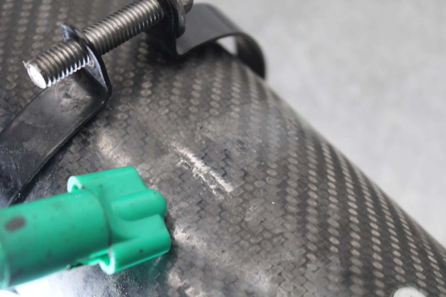 09-12 KAWASAKI NINJA ZX6R EXHAUST PIPE MUFFLER SLIP ON CAN SILENCER BB698