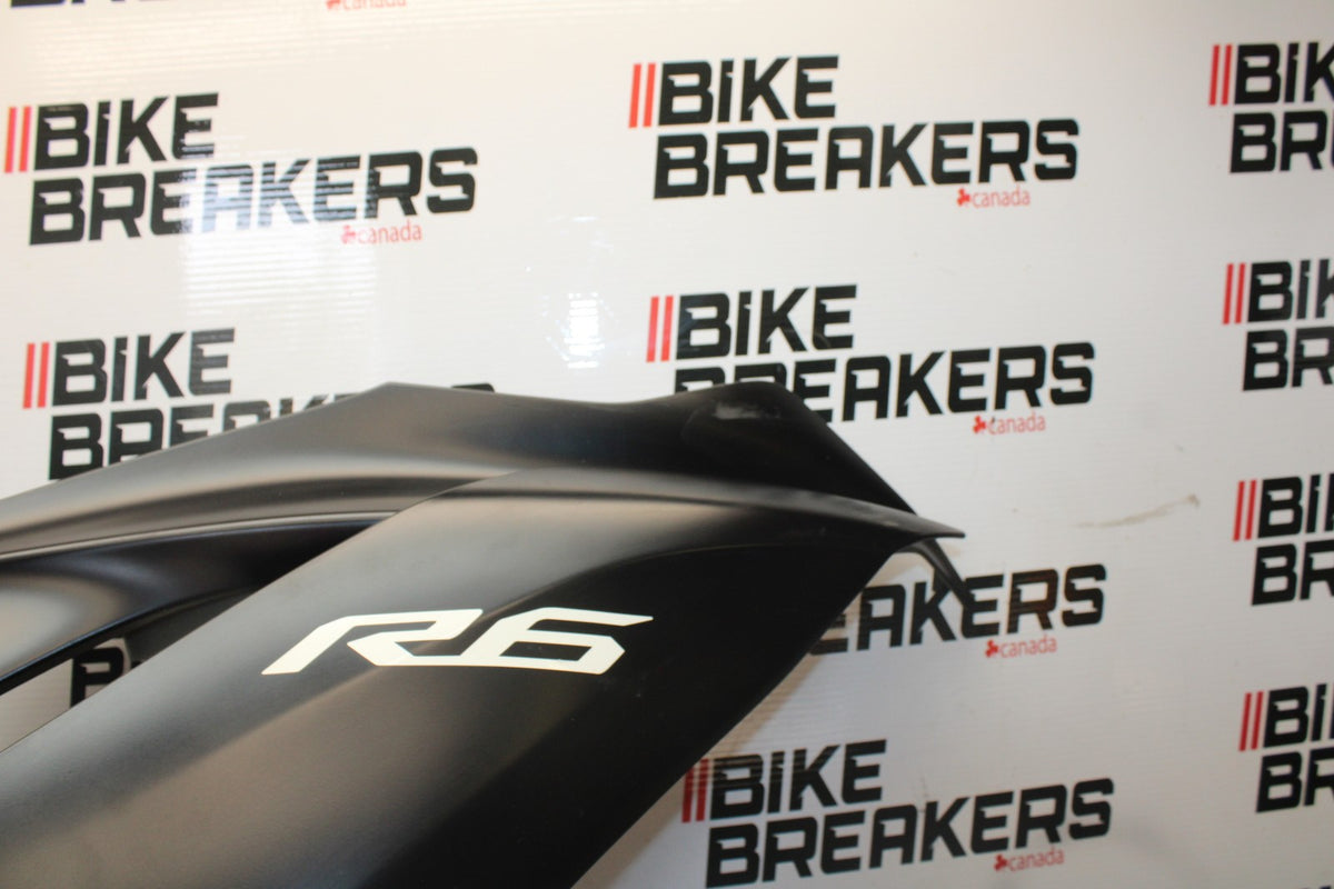 17 YAMAHA YZF R6 RIGHT LOWER MID UPPER SIDE FAIRING COWL  BB922