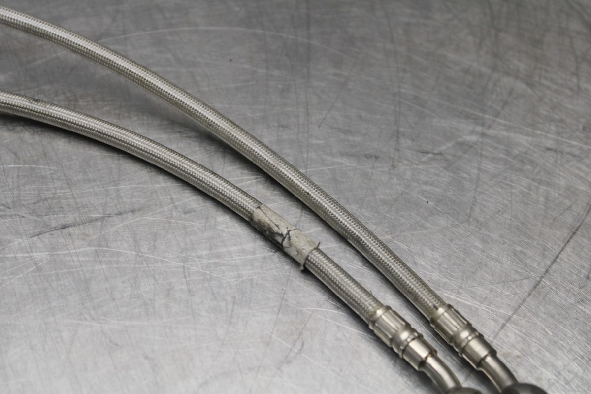 08 KAWASAKI NINJA ZX10R GALFER FRONT BRAKE CALIPER HOSES LINES BB902