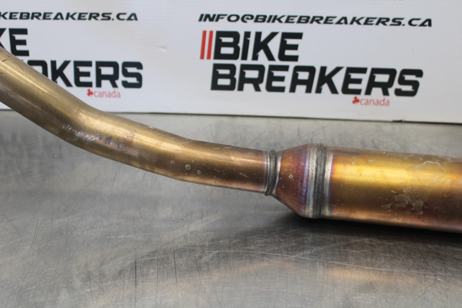 18-23 KAWASAKI NINJA 400 EX400 ABS EXHAUST HEADER PIPES MANIFOLD BB192