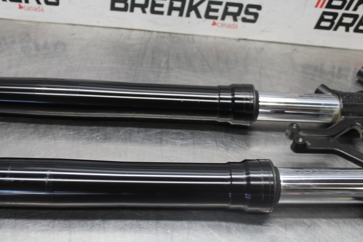 24-25 KAWASAKI NINJA ZX6R FRONT FORKS SHOCK SUSPENSION SET PAIR BB939
