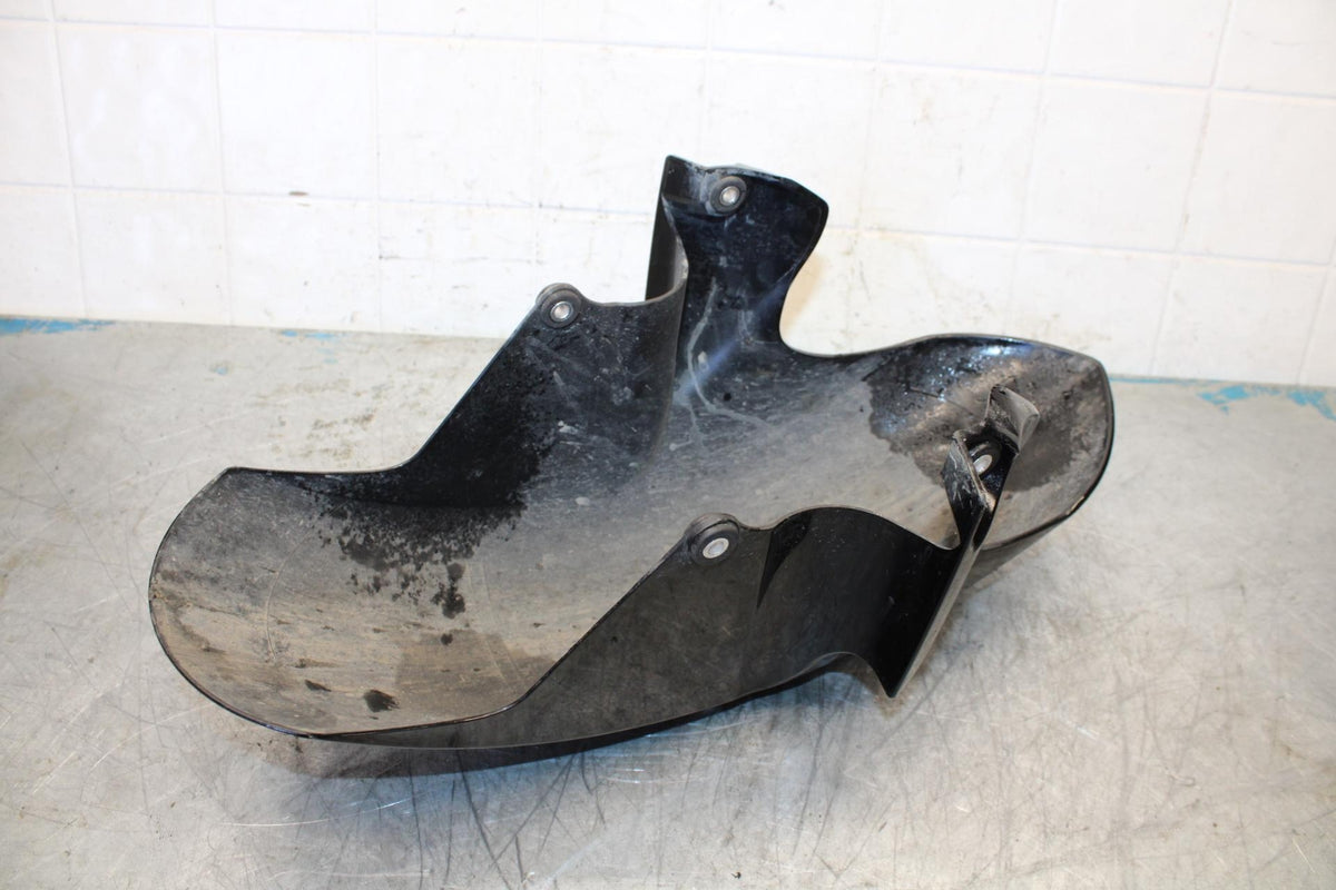 08-16 YAMAHA YZF R6 BLACK FRONT WHEEL FENDER COWL FAIRING  BB431