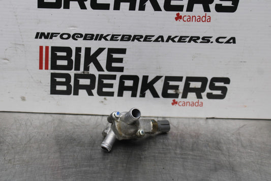 08 HONDA CBR125R THERMOSTAT W HOUSING ASSEMBLY BB804