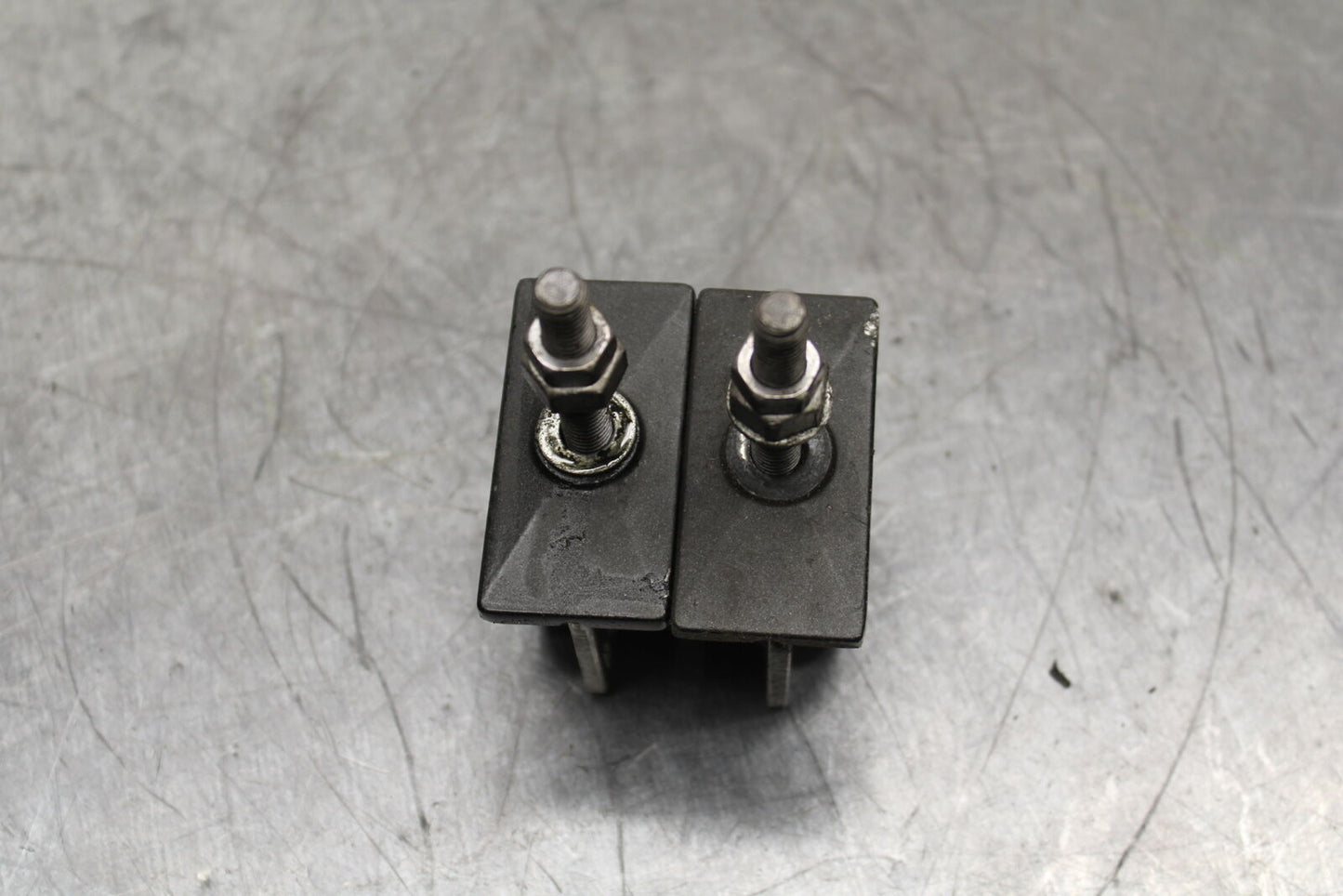 19-22 KAWASAKI Z400 SWINGARM CHAIN TENSIONER ADJUSTMENT BRACKETS  BB738