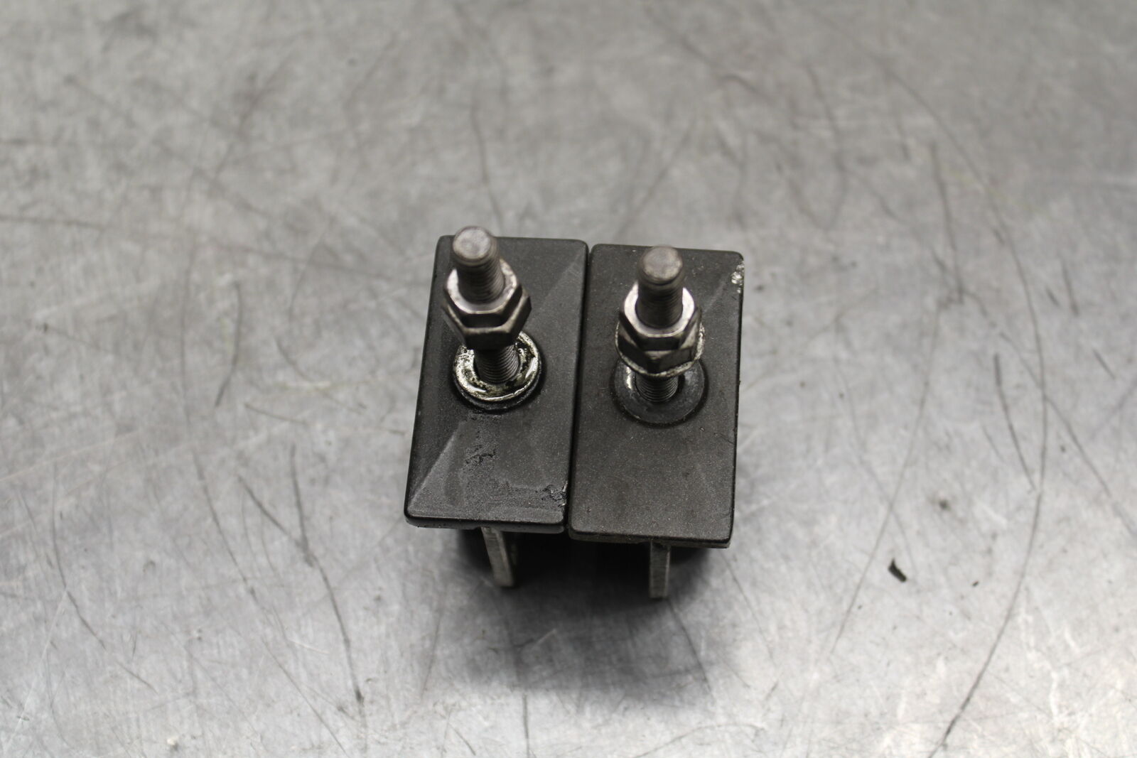 19-22 KAWASAKI Z400 SWINGARM CHAIN TENSIONER ADJUSTMENT BRACKETS  BB738