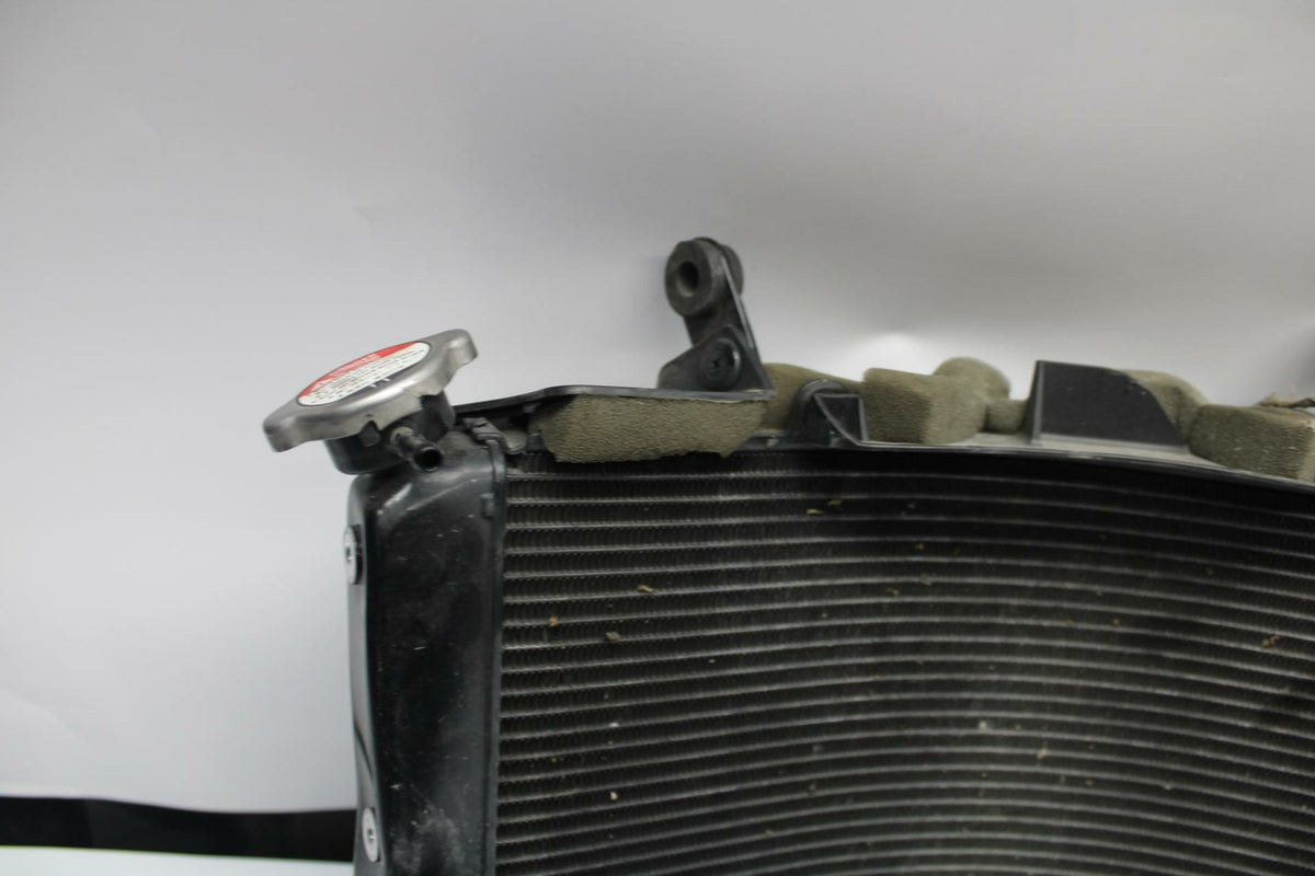 08-16 YAMAHA YZF R6 ENGINE RADIATOR MOTOR COOLER COOLING RADIATER BB247