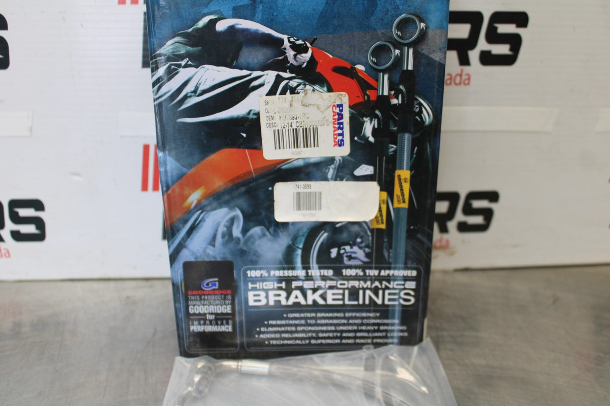 12-16 HONDA CBR1000RR NEW!! BRAIDED REAR BACK BRAKE HOSE FLUID LINE BB876