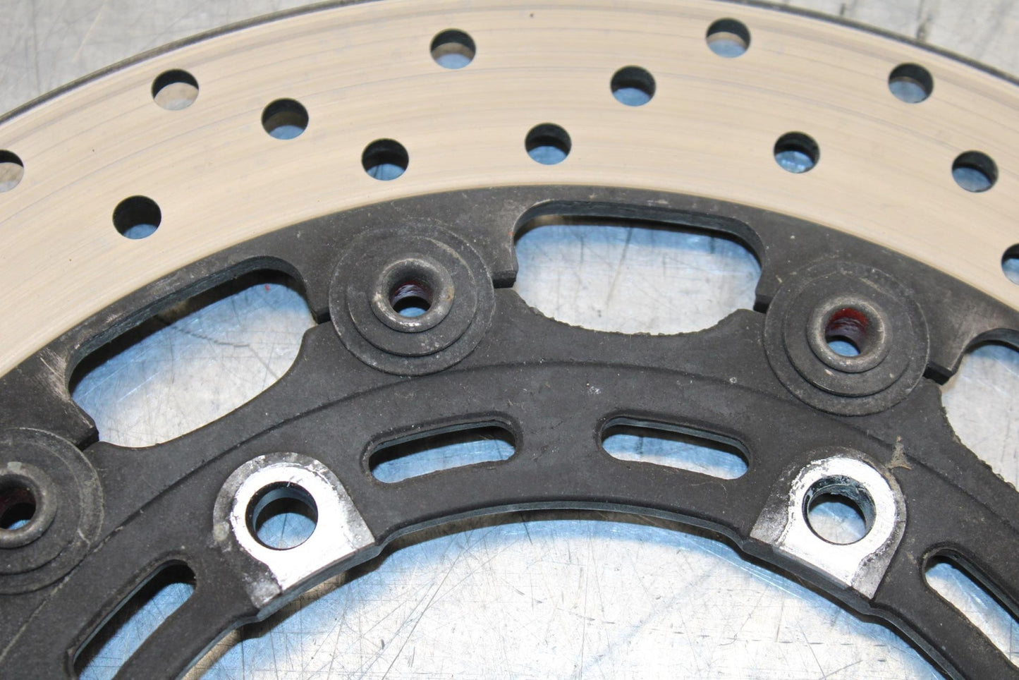 2000 Yamaha YZF R6 FRONT LEFT RIGHT BRAKE ROTORS DISCS 4SV-2581T-01-00 BB558