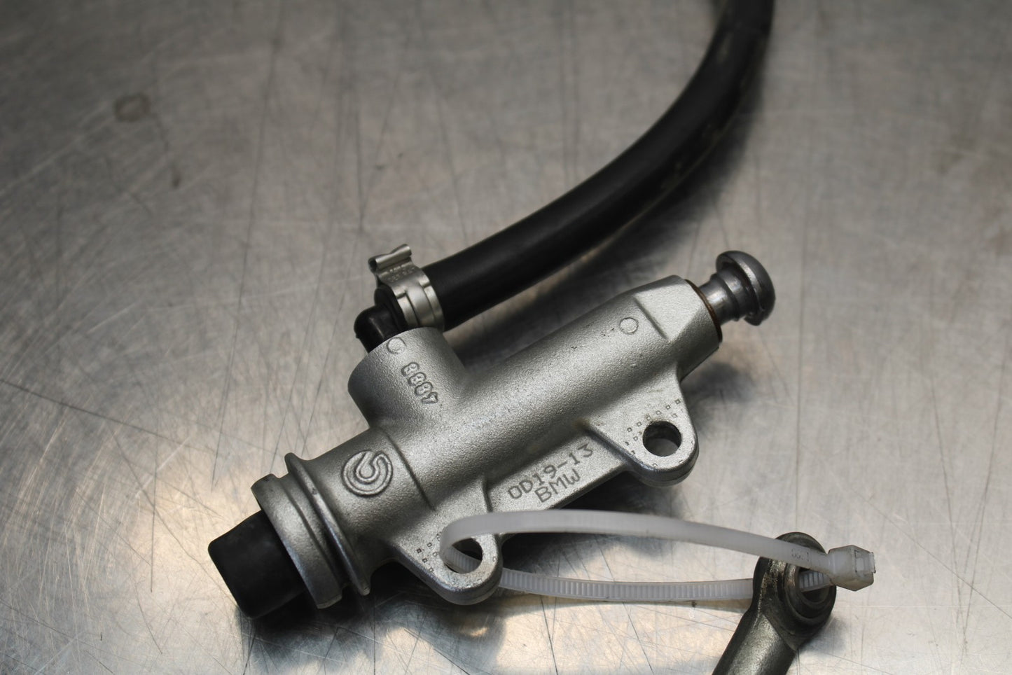 12-14 BMW S1000RR REAR BACK BRAKE MASTER CYLINDER W RESERVOIR BB204