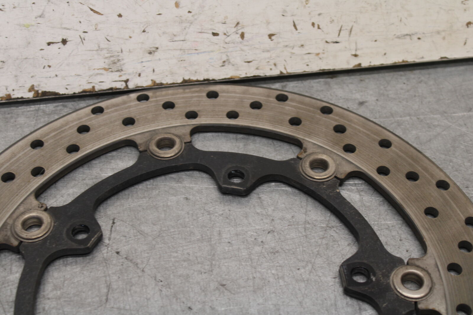 08-09 YAMAHA YZF R6S FRONT LEFT RIGHT BRAKE ROTORS DISCS 5SL-2581T-00-00  BB690