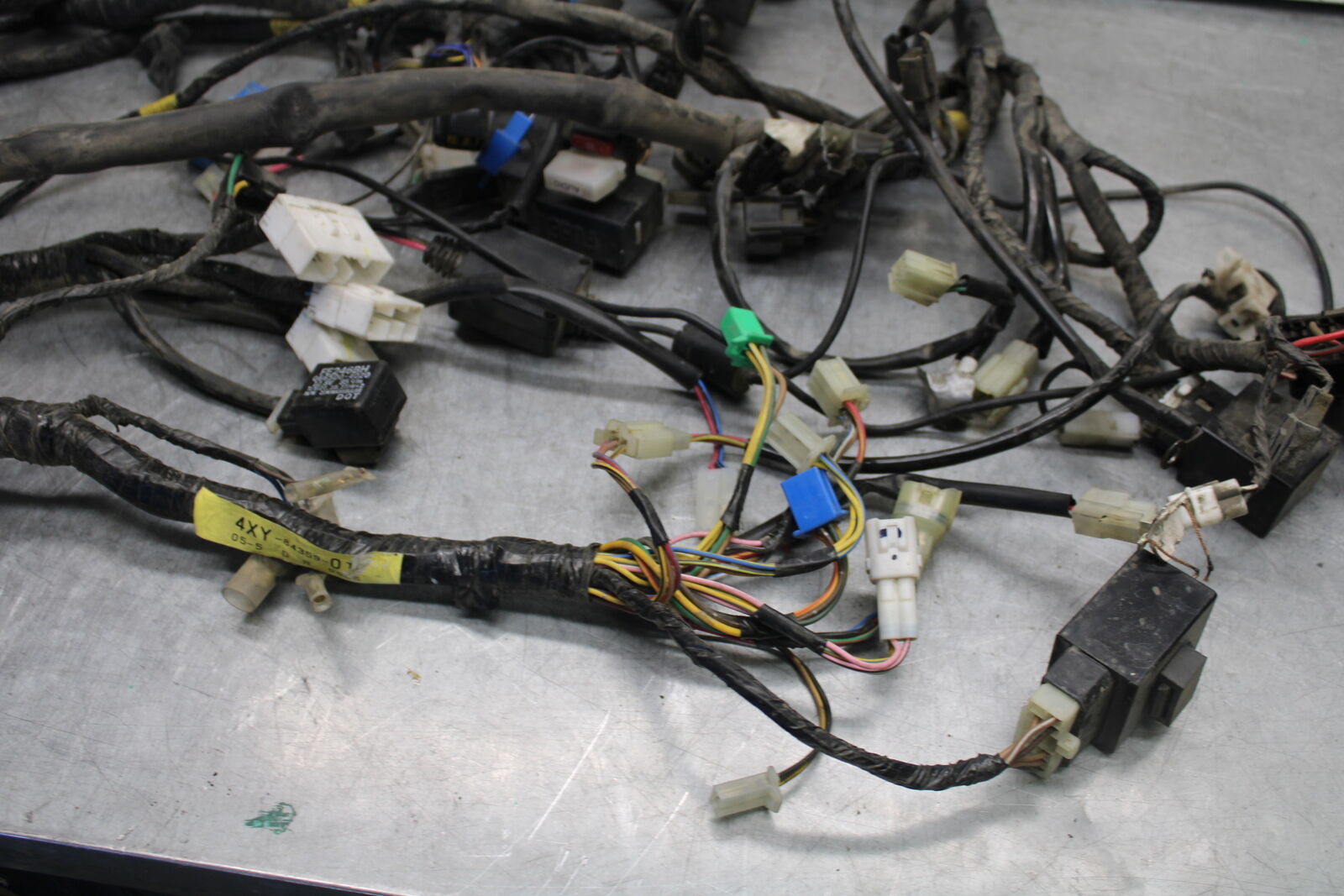 05-06 YAMAHA ROYAL STAR MAIN ENGINE WIRING HARNESS MOTOR WIRE LOOM BB697