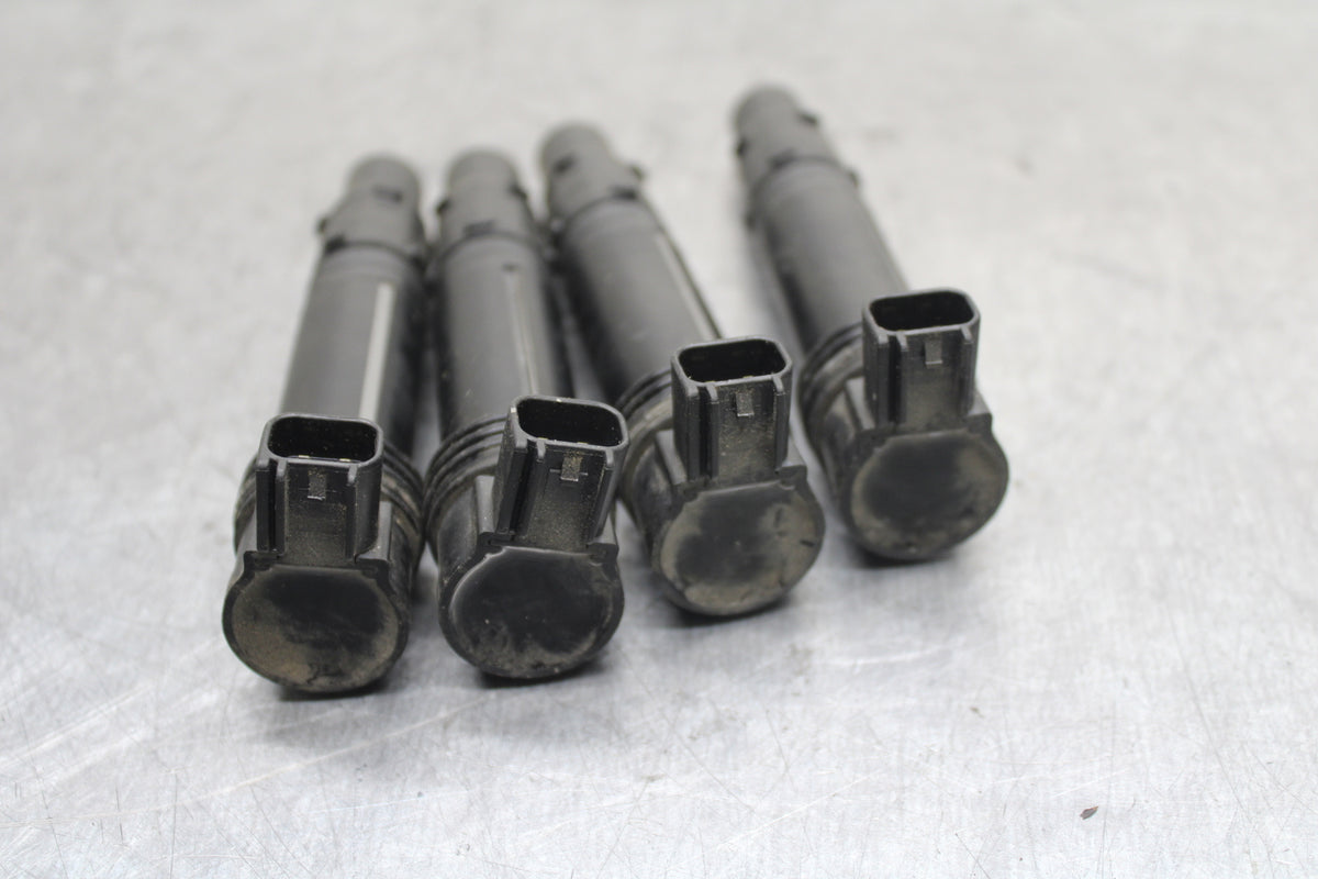 09-12 KAWASAKI NINJA ZX6R IGNITION COILS COIL SPARK PLUG CAPS BB110