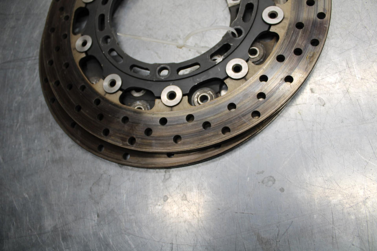 05 YAMAHA YZF R6S FRONT LEFT RIGHT BRAKE ROTORS DISCS BB600