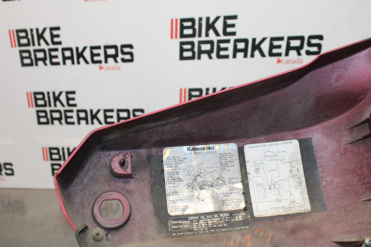 08 KAWASAKI VULCAN 1600 VN1600D NOMAD LEFT SIDE COVER PANEL COWL FAIRING BB904