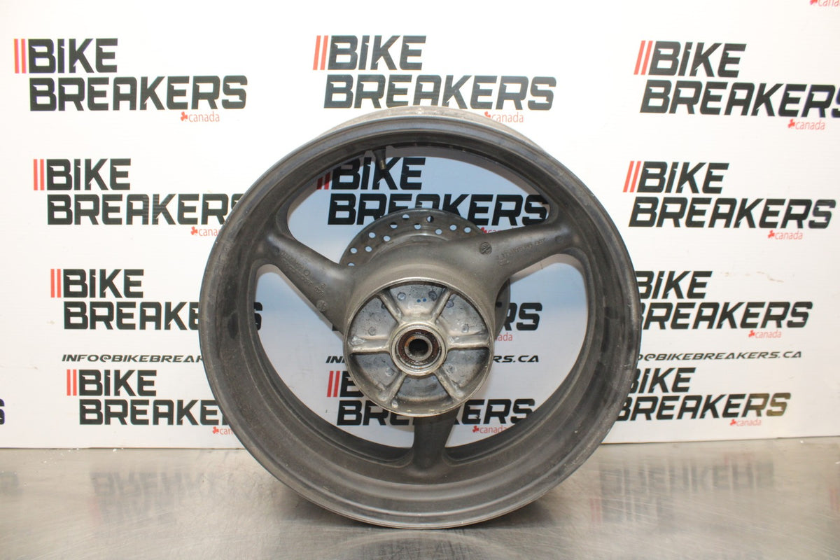01-06 HONDA CBR600F4I REAR WHEEL BACK RIM & ROTOR BB778