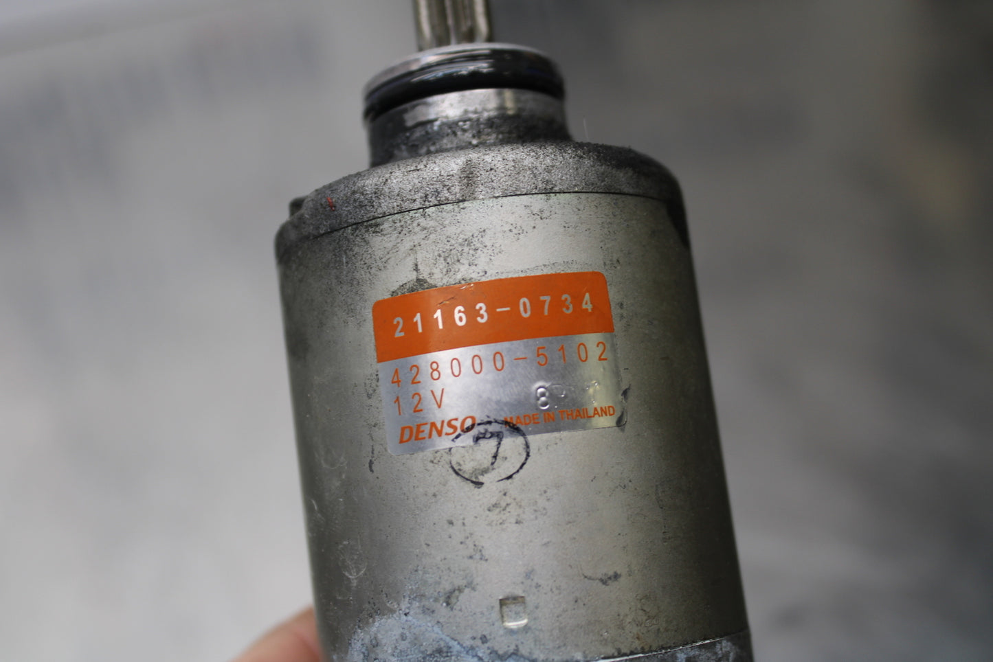 13-18 KAWASAKI NINJA ZX6R ENGINE STARTING STARTER MOTOR -DC 12V BB143