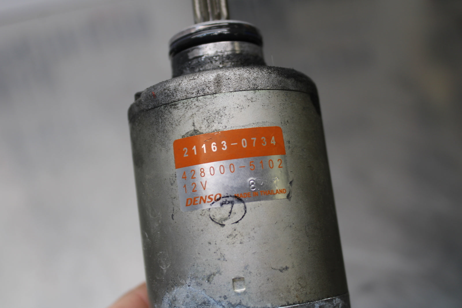 13-18 KAWASAKI NINJA ZX6R ENGINE STARTING STARTER MOTOR -DC 12V BB143