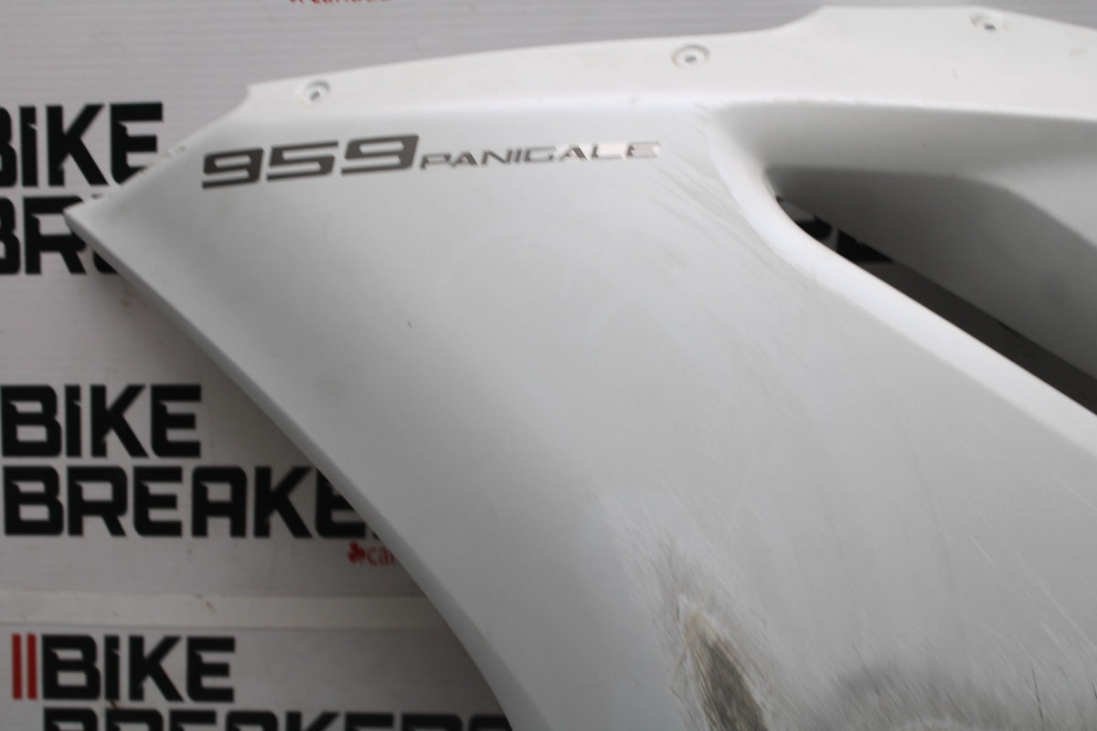 16 DUCATI 959 PANIGALE LEFT MID UPPER SIDE FAIRING COWL PLASTIC BB912