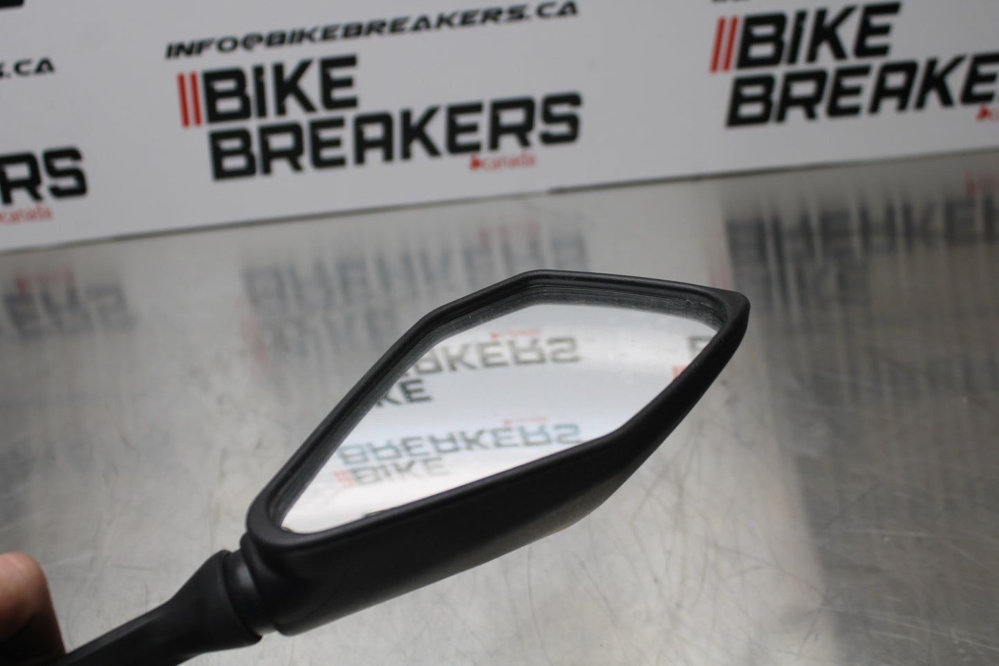 13-17 KAWASAKI NINJA ZX6R ZX636 ABS REAR VIEW MIRROR SET PAIR MIRRORS BB143