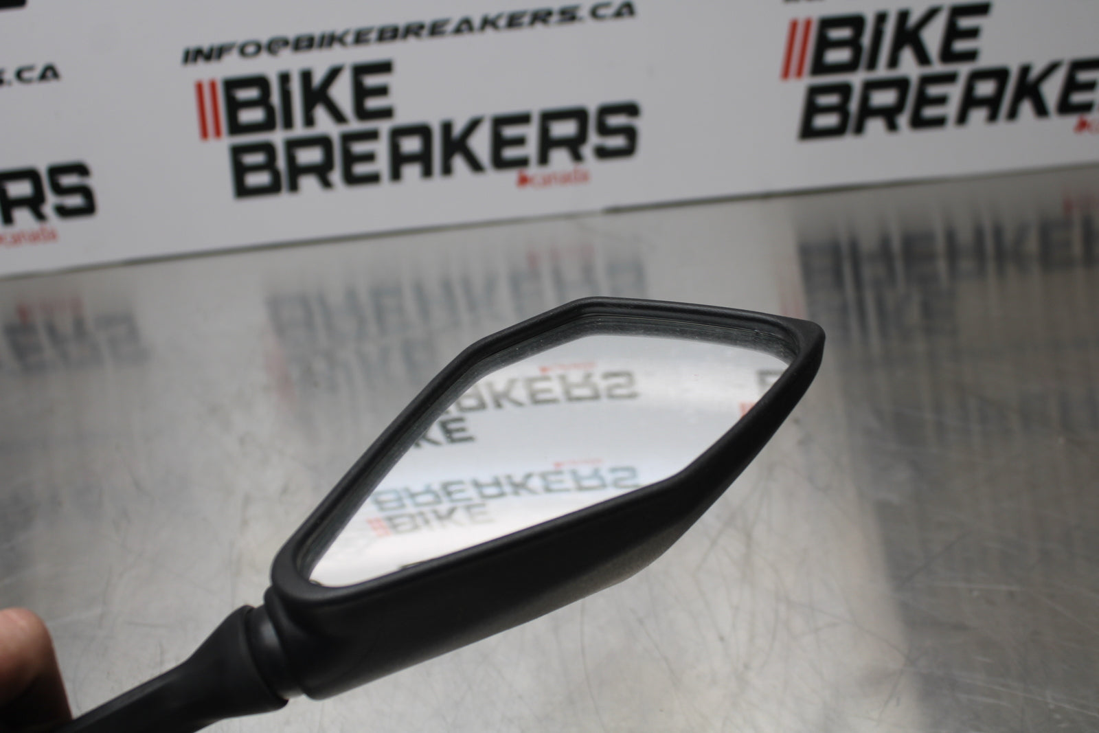 13-17 KAWASAKI NINJA ZX6R ZX636 ABS REAR VIEW MIRROR SET PAIR MIRRORS BB143