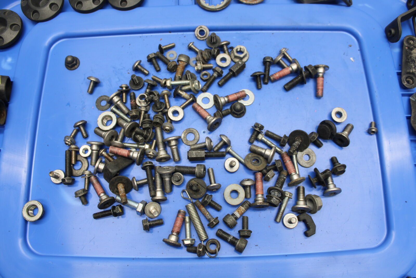 08-12 KAWASAKI NINJA 250R EX250J MOUNTING BOLTS HARDWARE MOTOR SCREWS BB111