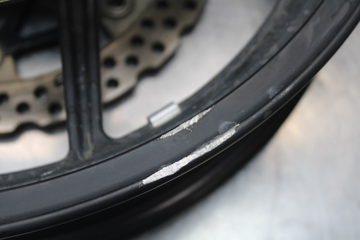 07 KAWASAKI NINJA 650 EX650 FRONT WHEEL FRONT RIM & ROTOR BB844