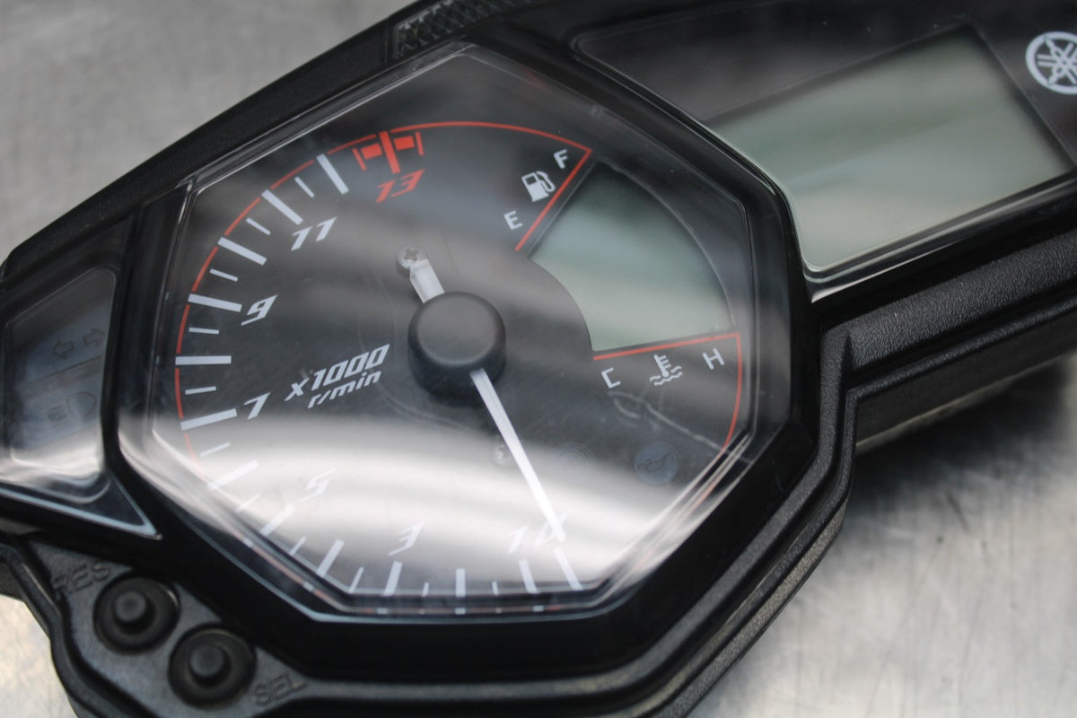 17-18 YAMAHA YZF R3 ONLY 3493KM! SPEEDO GAUGES DISPLAY CLUSTER SPEEDOMETER BB788