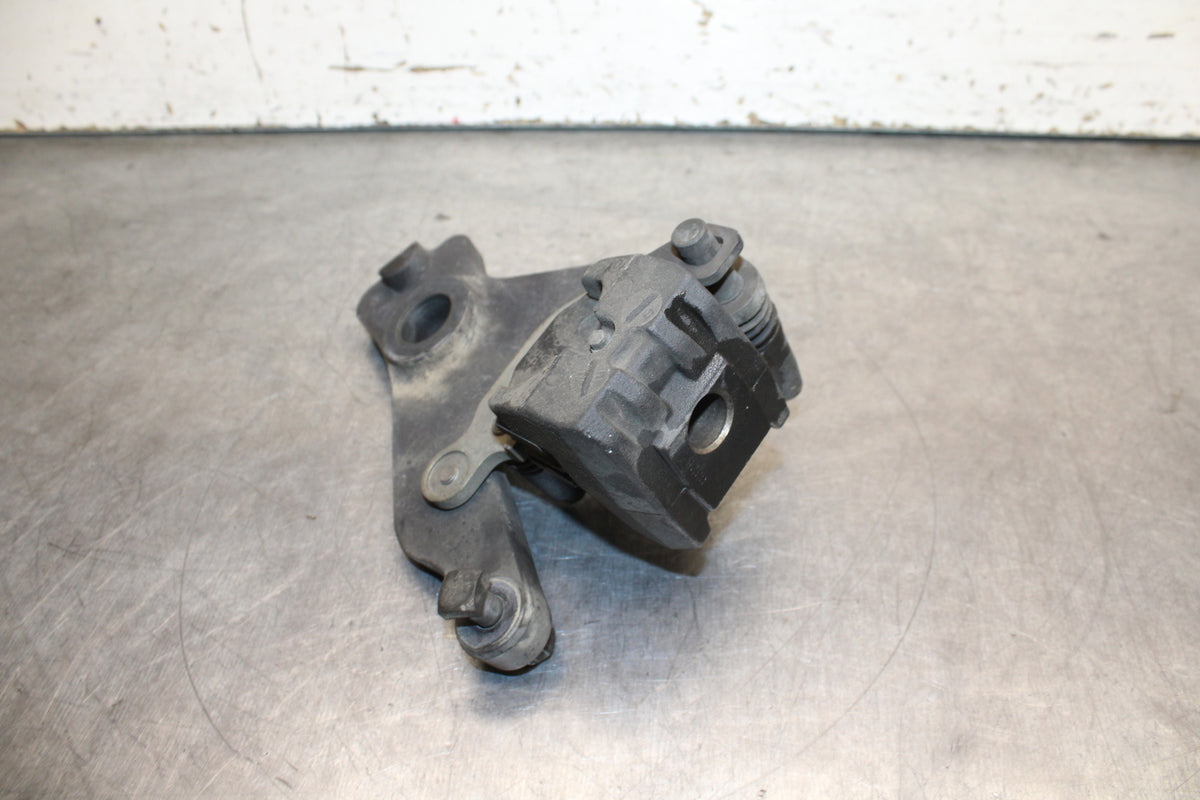 12-13 KAWASAKI Z1000 REAR BACK BRAKE CALIPER W MOUNT BRACKET BB743