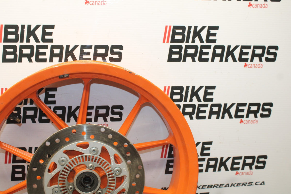 13-16 KTM 390 DUKE REAR WHEEL BACK RIM & ROTOR BB815