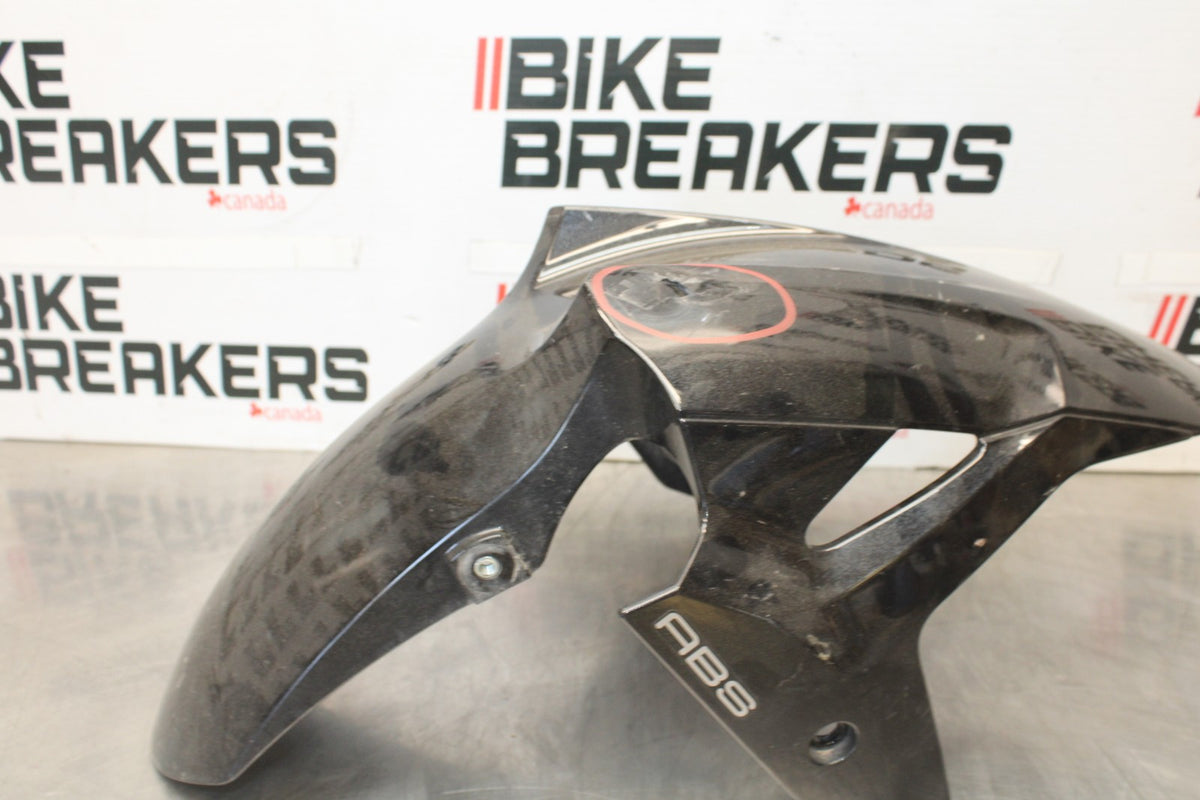 24-25 KAWASAKI NINJA 500 ABS FRONT WHEEL FENDER COWL FAIRING BB899