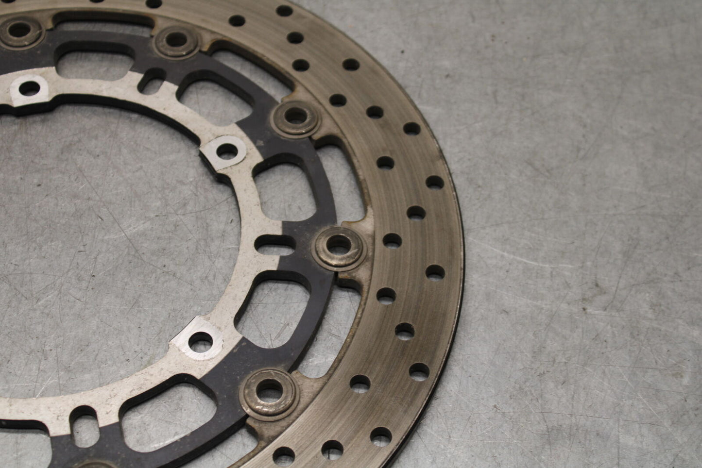 08-16 YAMAHA YZF R6 FRONT LEFT RIGHT BRAKE ROTORS DISCS 13S-2581T-00-00 BB247