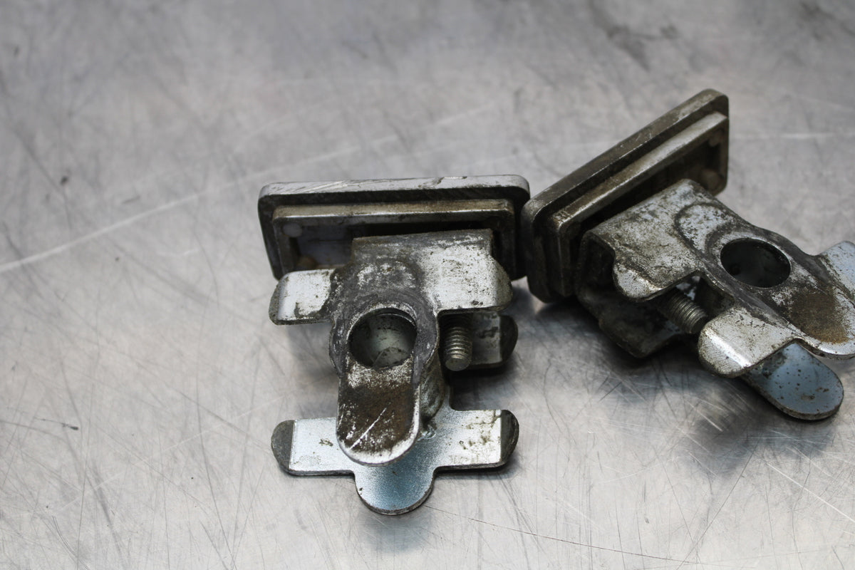 00 SUZUKI SV650 SWINGARM CHAIN TENSIONER ADJUSTMENT BRACKETS  BB156