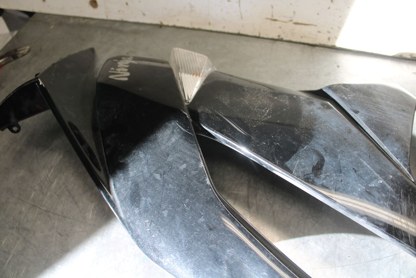09-12 KAWASAKI NINJA ZX6R RIGHT LOWER MID UPPER SIDE FAIRING COWL  BB698