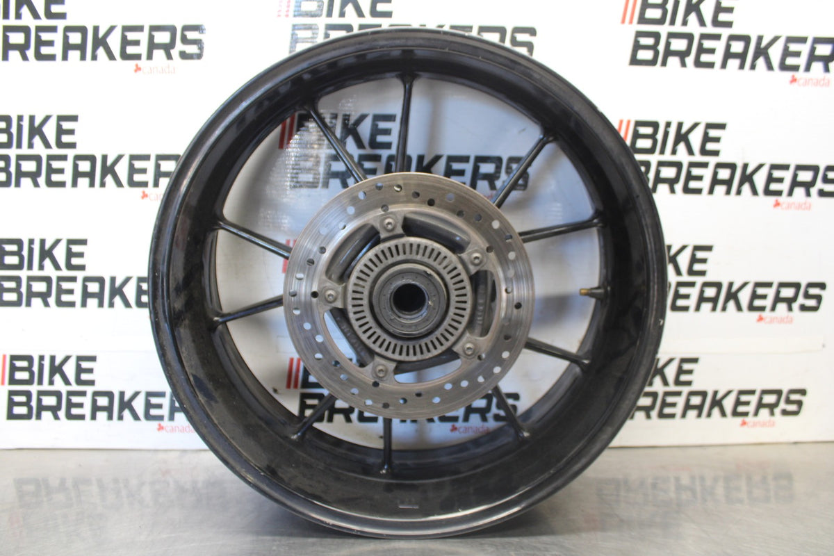 10-11 BMW S1000RR REAR WHEEL BACK RIM & ROTOR BB941