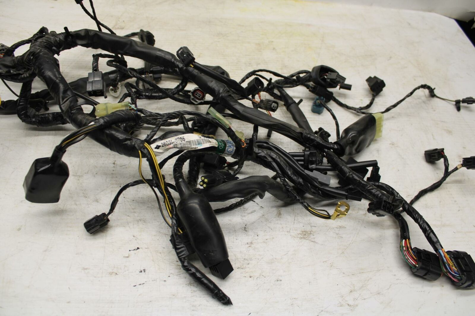 11-12 KAWASAKI NINJA 400 EX400 C MAIN  WIRING HARNESS MOTOR WIRE LOOM BB358