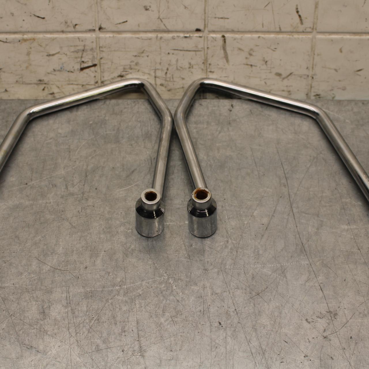 2001 Honda Shadow ACE 750 VT750C AFTERMARKET CHROME REAR LUGGAGE RACK BB64