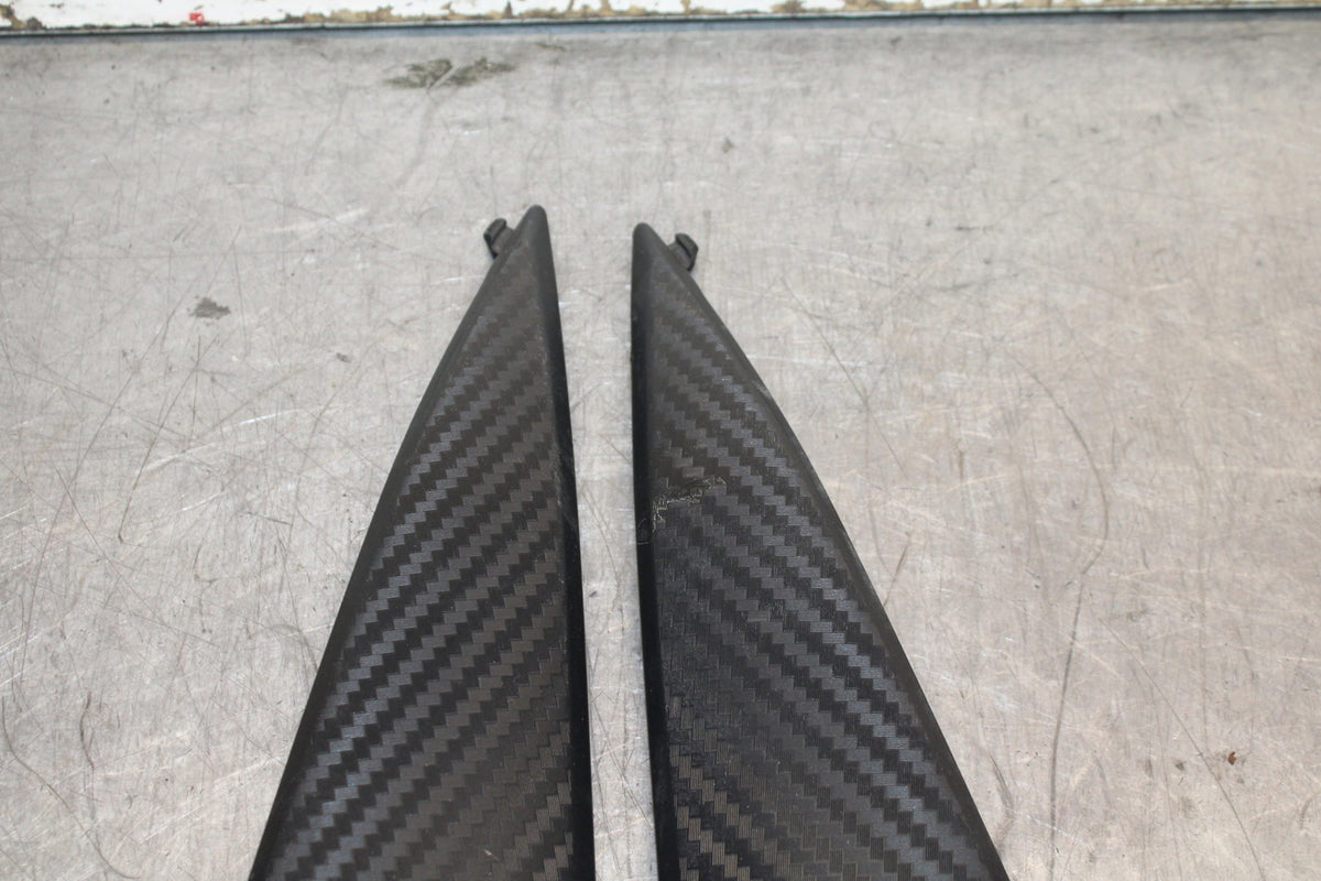 13 SUZUKI GSXR750 RIGHT LEFT GAS FUEL TANK PANELS COVERS TRIM SET COWLS BB110