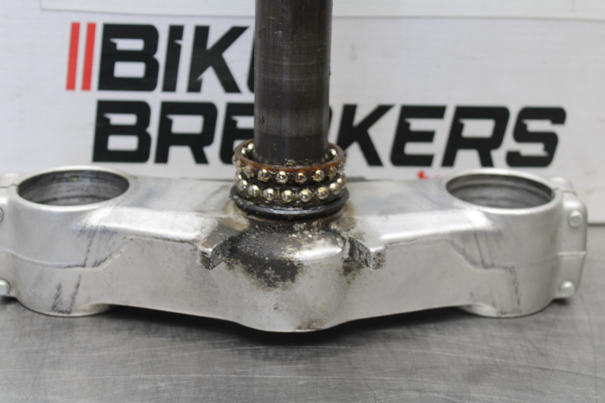08 KAWASAKI NINJA ZX10R FRONT FORKS CLAMP LOWER TRIPLE TREE STEM BB902